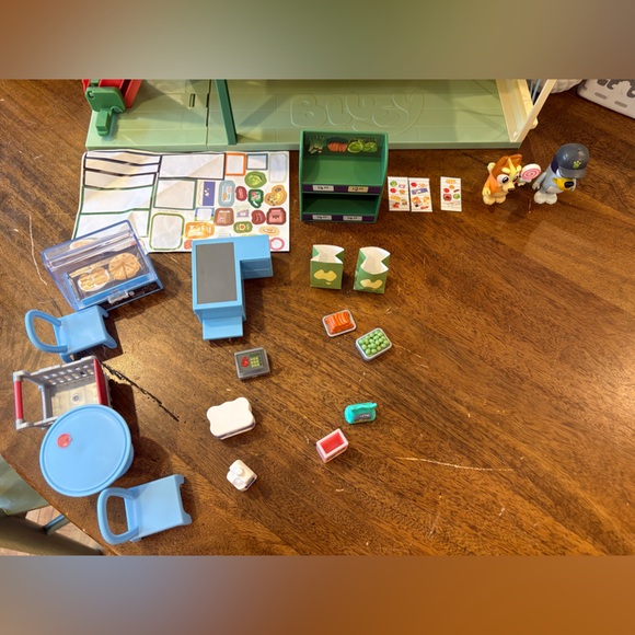 Bluey Supermarket Playset with Colorful Accessories - Picture 4 of 7